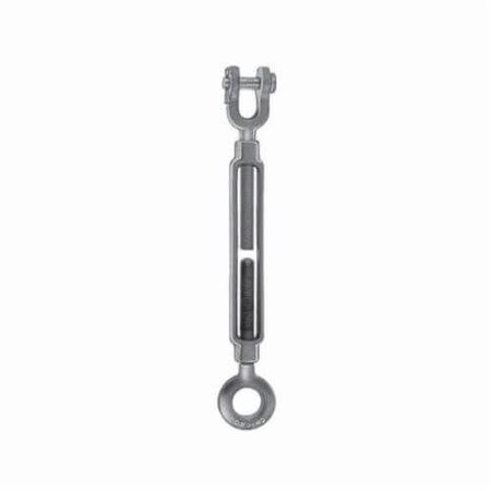 Chicago Hardware Class H Turnbuckle, 12In , 2200Lb Working, 6In Take Up, 1314In L Close, Drop Forged Steel 02623 9
